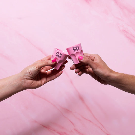 Tequila Rose Pink Plastic Shot Glasses