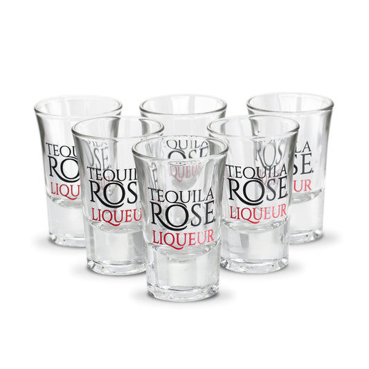 Tequila Rose Branded Shot Glasses (pack of 6)